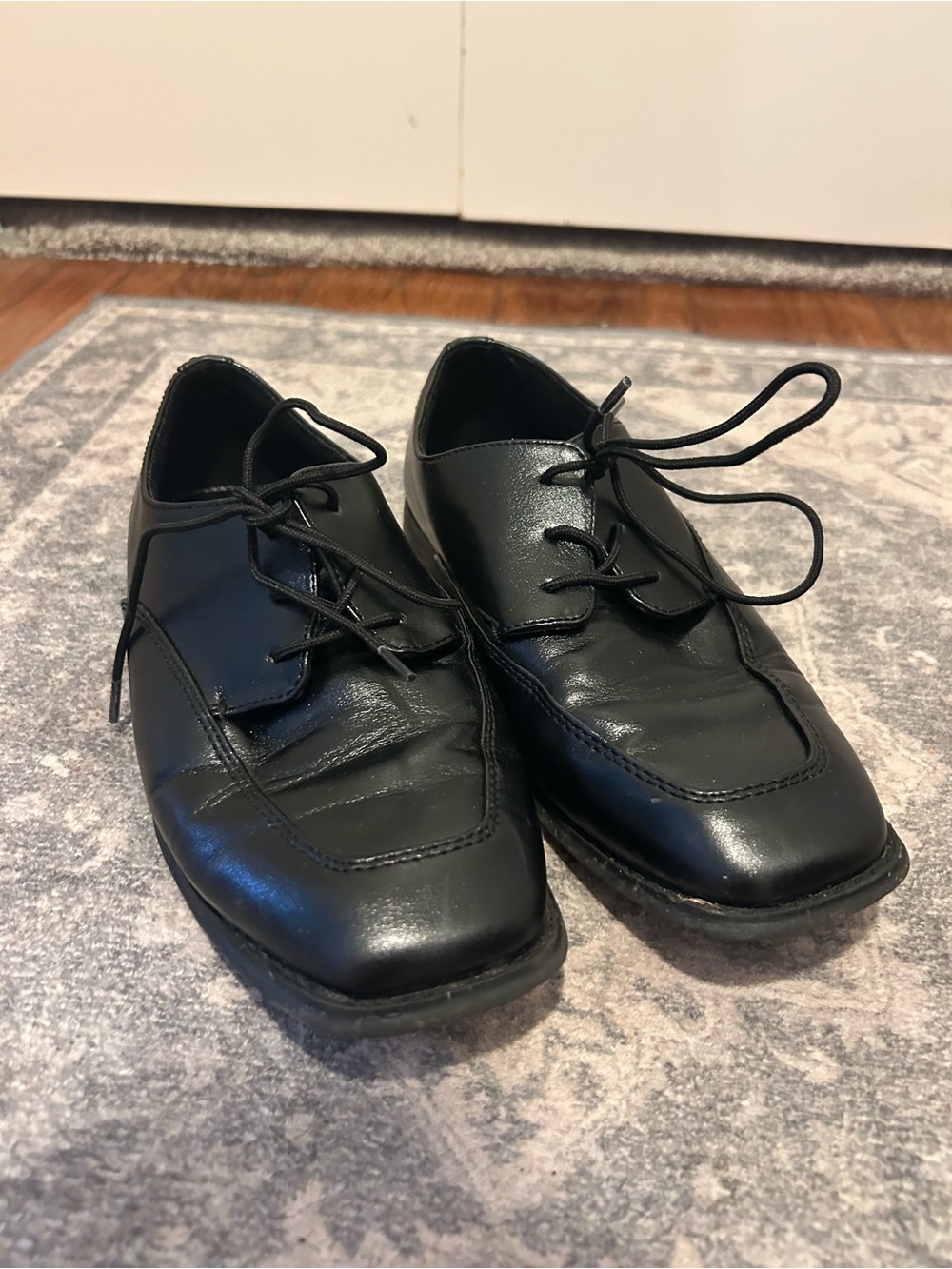 Sonoma Black Kids Lace-Up Dress Shoes
